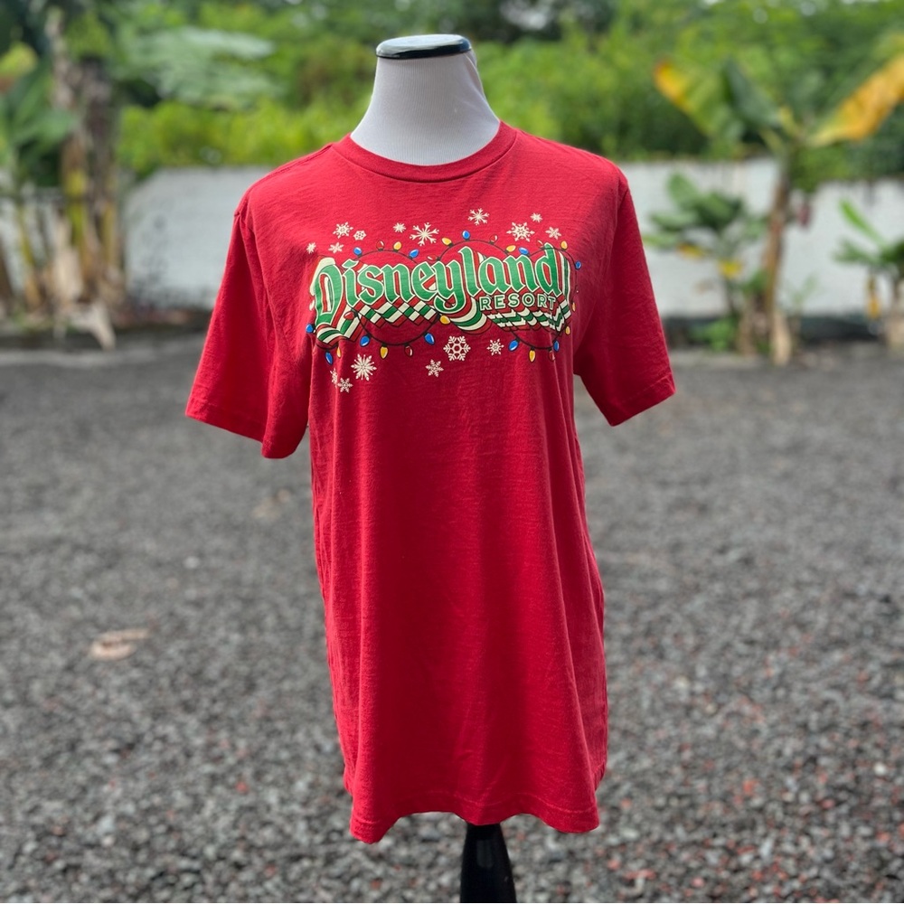 Disney Red Christmas Disneyland T-Shirt